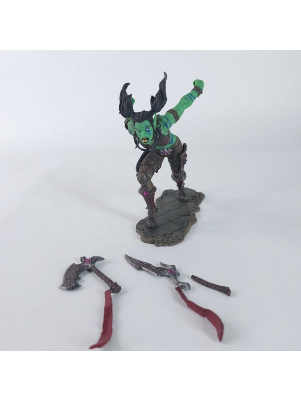 DC Unlimited World of Warcraft Garona Action Figure Series 7 Orc Rogue Loose
